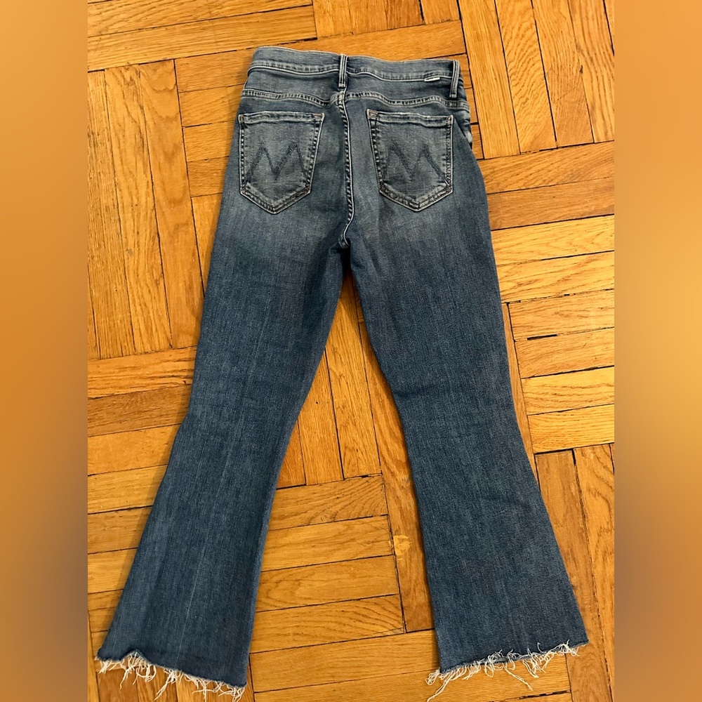 Mother Weekender Fray Flare Jeans